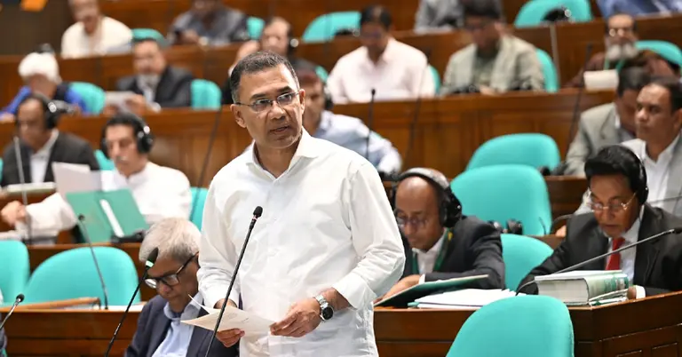 জাতীয় সংসদে প্রধানমন্ত্রী তারেক রহমান